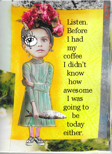 G159 Before Coffee Greeting Card