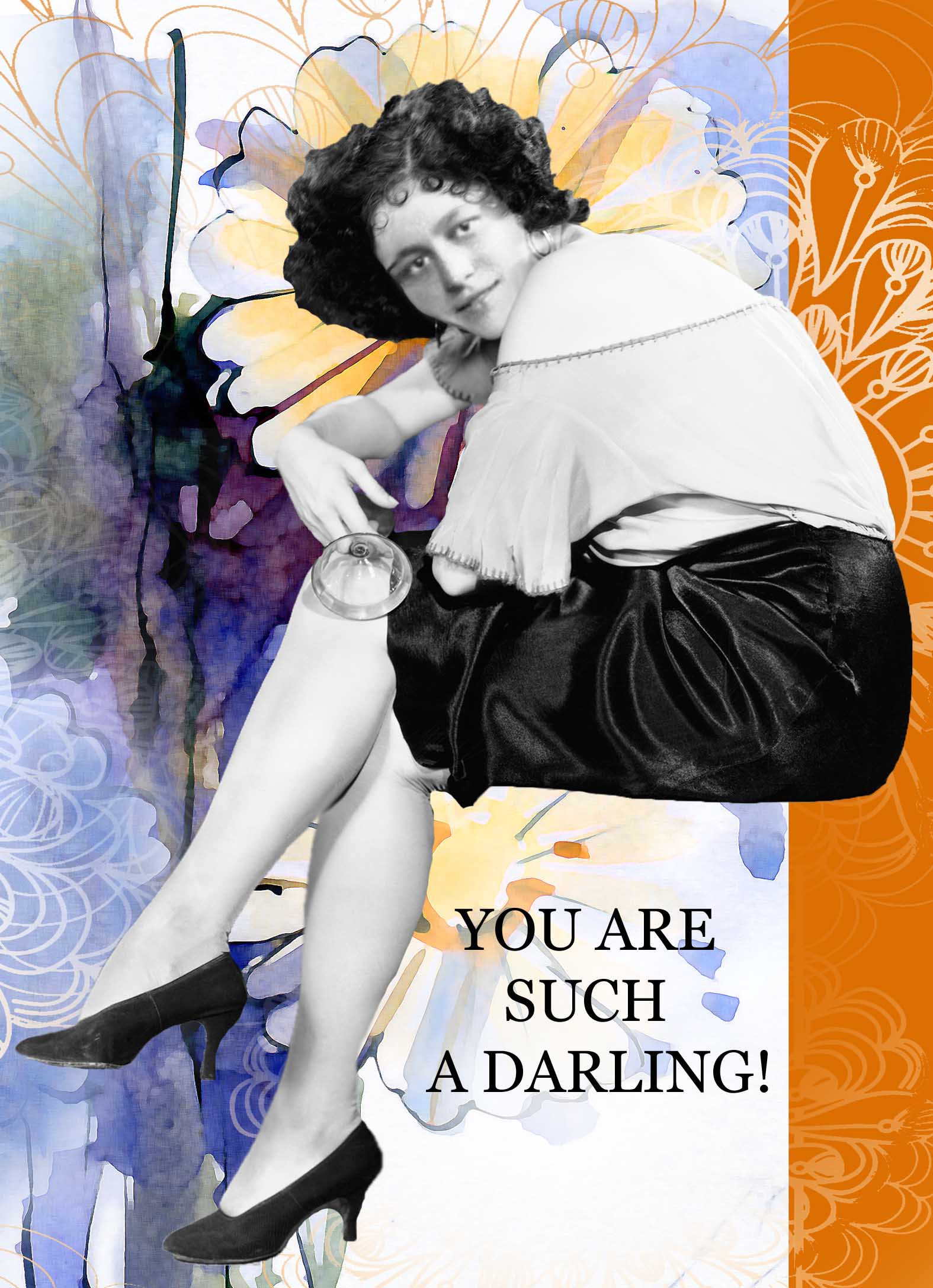 325 Such a Darling Greeting Card