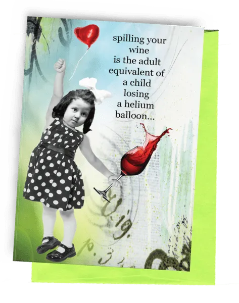 355 Helium Balloon Greeting Card