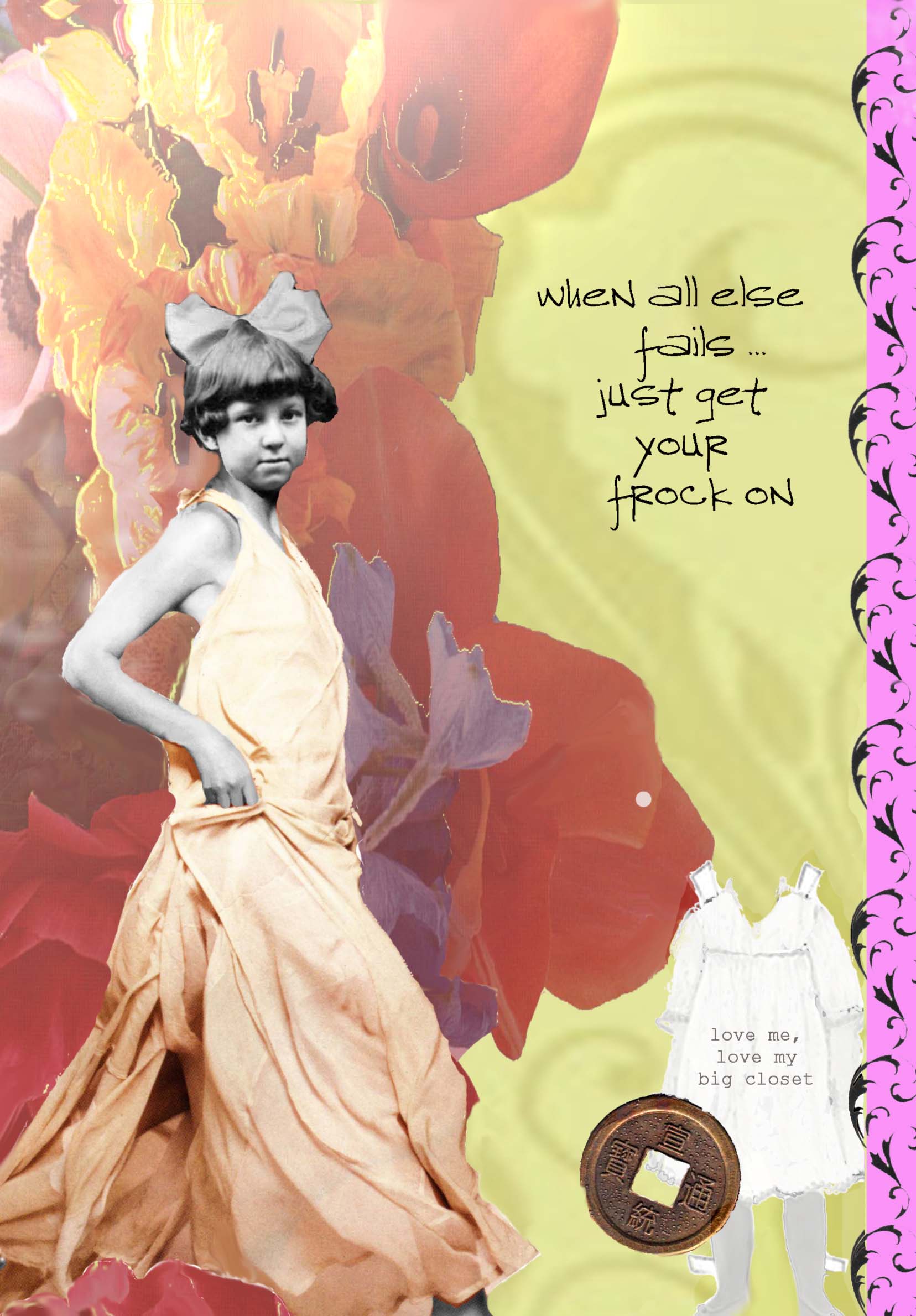 621 Frock Greeting Card