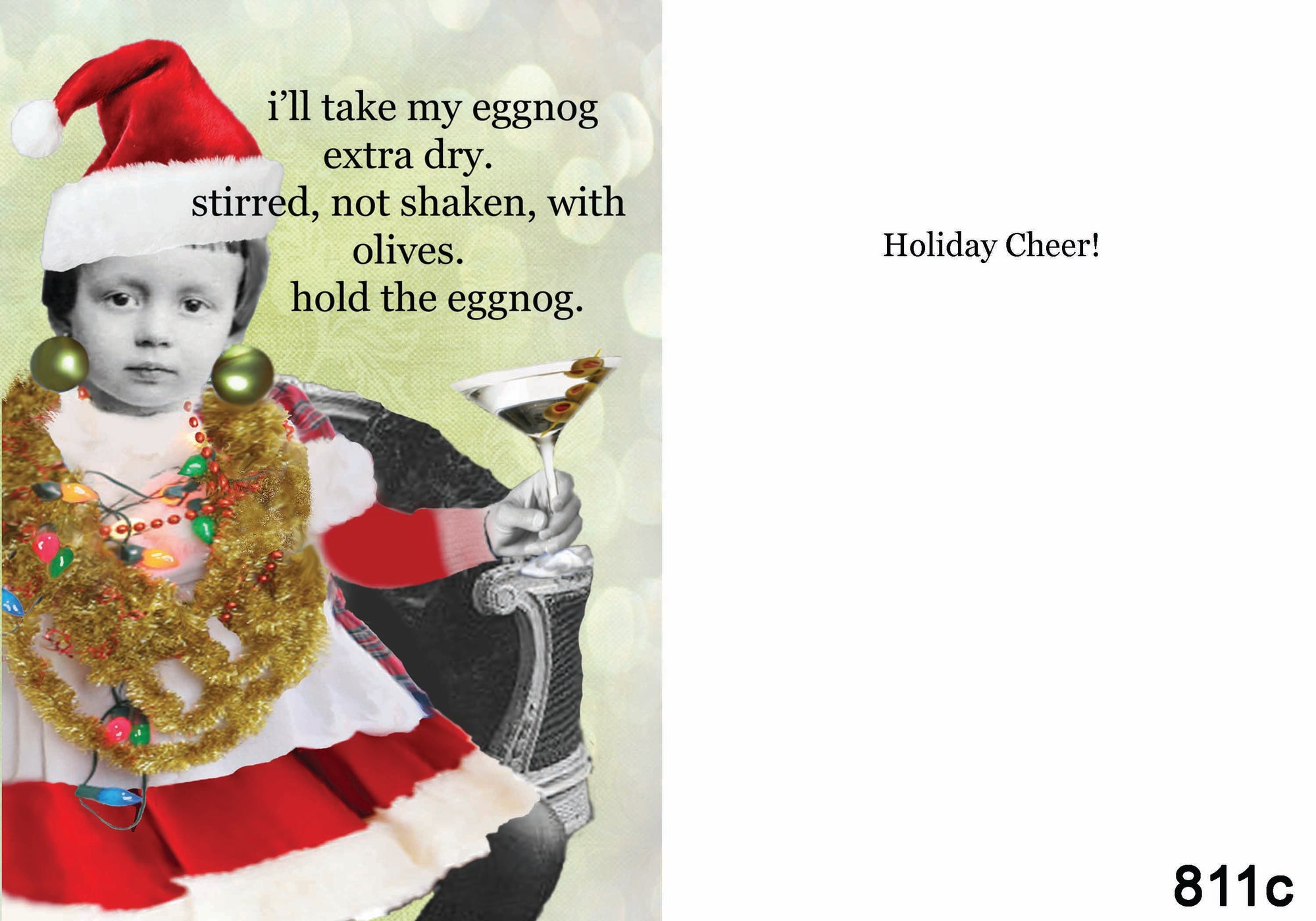 811 Eggnog Greeting Card