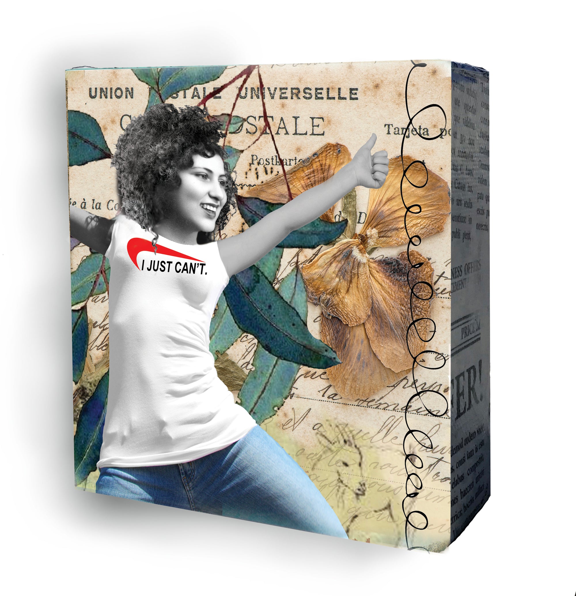 531 I JUST CAN'T.  Mini Canvas